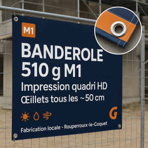 Banderole - bache 510g