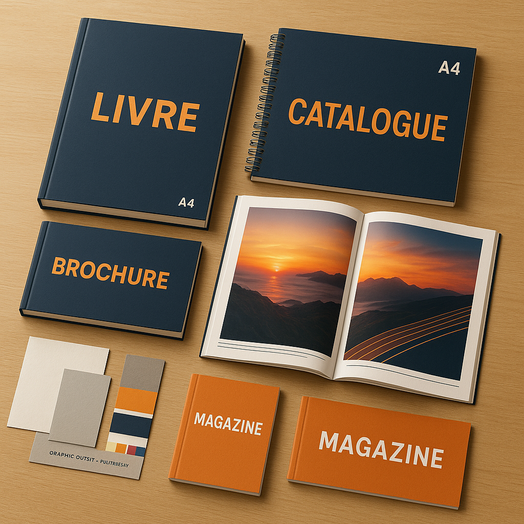 Impression de Livres - Brochures - Magazines- Catalogues