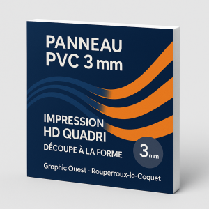 Impression sur panneau PVC 3mm