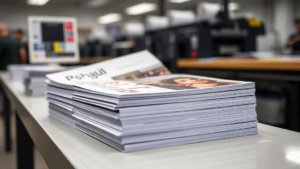 Livres et magazines en dos carré collé A5 A4