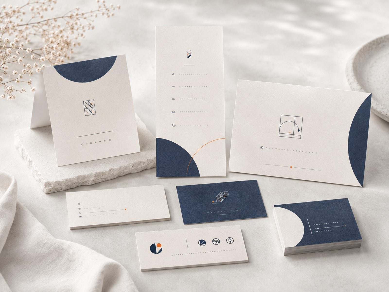 Carterie premium Graphic Ouest — cartes de visite, cartes de communication, invitations, menus et cartons imprimés en Sarthe