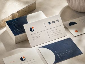 Cartes de visite imprimées avec supports premium Graphic Ouest
